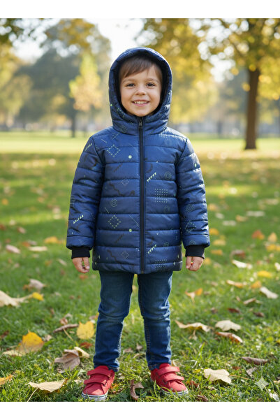 DUBLİNO KİDS NOUĂ HAINĂ IMPRIMATĂ IMPERMEABILĂ ȘI REZISTENTĂ LA VENT CU GLUGĂ...