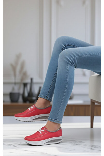 POOMA أحذية جلدية للمشي