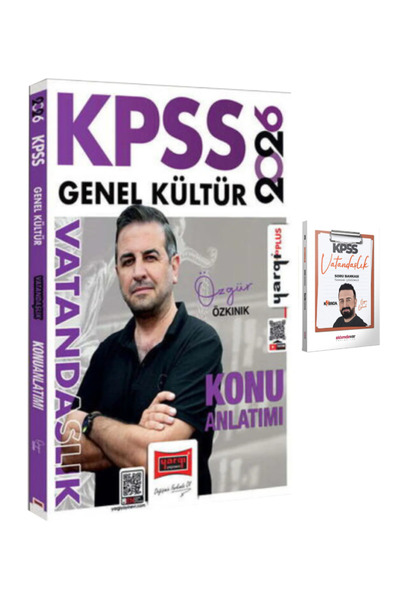 Yargı Yayınları Özgür Özkınık | 2026 KPSS Genel Kültür Vatandaşlık Konu Anlatımı