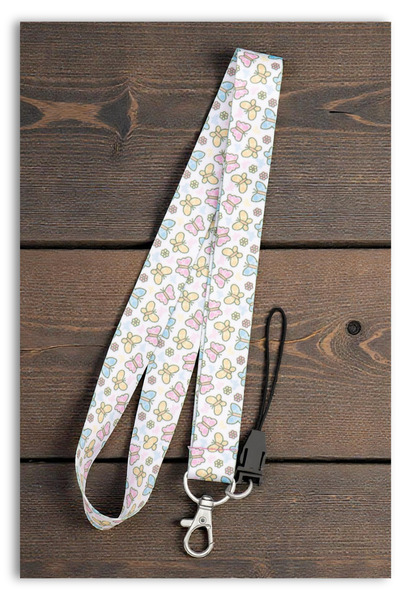 Mia Aurora حبل تعليق للرقبة من ميا أورورا بتصميم “رقصة الألوان”. |   حبل تعلي...