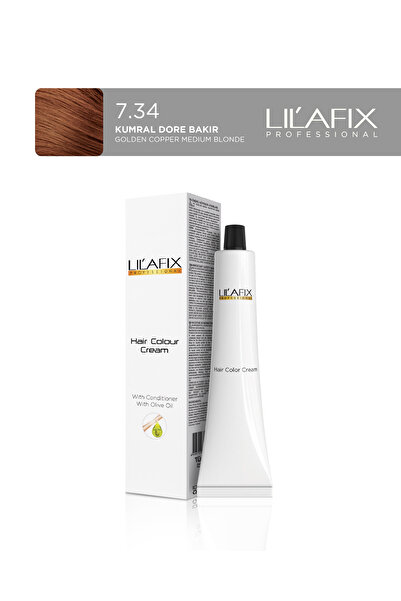 Lilafix Professional Lilafix Tüp Saç Boyası 100 ml 7.34 Kumral Dore Bakır