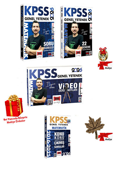 Yargı Yayınları 2026 Kpss Yargı İlyas Güneş Soru Bankası Deneme Video Ders Notları Çıkmış Sorular (4 HEDİYELİ)
