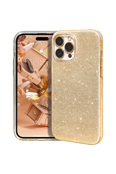GRABONO Apple iPhone 11 Pro Kılıf Parlak Simli Muhteşem Görünüm, Sert ve Daya...
