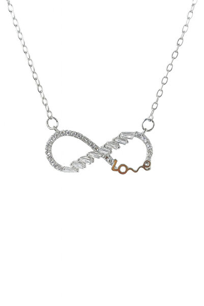 Tajemny Aşkın Sembolü Sonsuzluk Kolyesi - Zarif Tasarım, Kararma Yapmaz