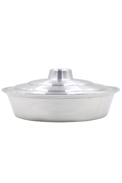 ALSAIF KITCHEN صينية فرن دائرية من الألومنيوم مع غطاء قطرها 30سم