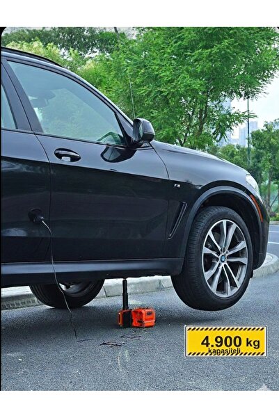 AUTO PARTS Profesyonel Çakmak Girişli Kriko,bijon,Lastik Pompa Seti