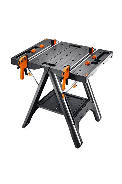 Genel Markalar WX051 Çok Fonksiyonlu Katlanabilir Çalışma Tezgâhı + 2 Adet Te...