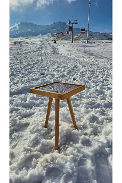 Home Dekoratif Seramik Yan Sehpa Asla Çizilmez ve Solmaz