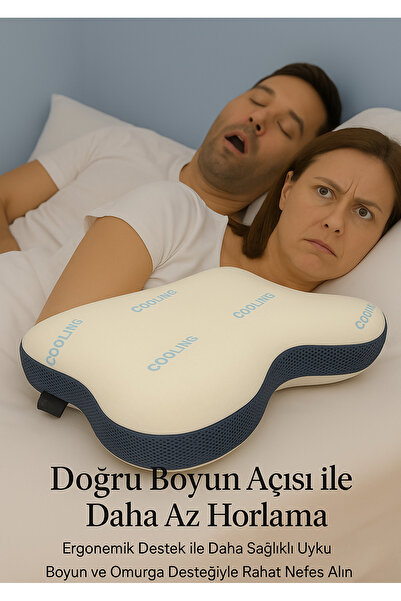 ENSONBUOLUR Visco Horlama Yastığı-Cooler&Hot Materyal .Serinlik&Sıcaklık etki...