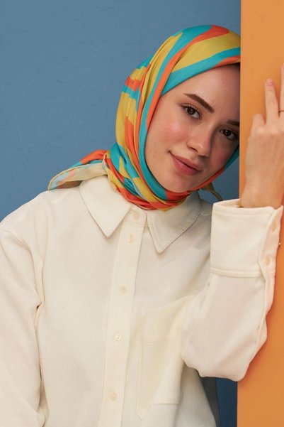 İpekhan Eșarfă Twist Bumbac Viscoză Model 1100-20