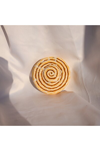 Lily & Loly Ceramics Cinnamon Roll Tasarım El Yapımı Seramik Tütsülük - Cinna...