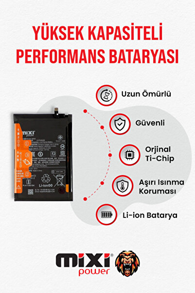 mixipower Xiaomi Redmi 10C/ Redmi 10A Uyumlu Tam Kapasite Batarya TR Garantili
