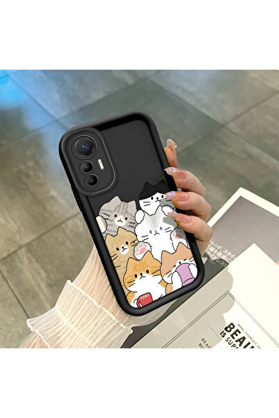 Hontinga حافظة هاتف من السيليكون الناعم متوافقة مع هاتف Xiaomi Mi 12 Lite، حا...