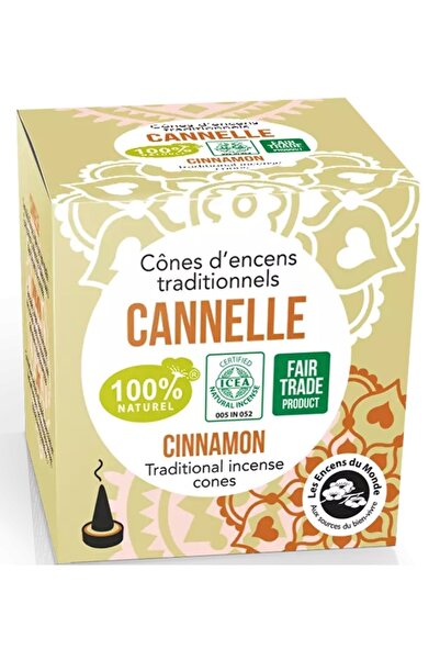 Aromandise Conuri parfumate naturale - scortisoara, indiene, 12 buc.,