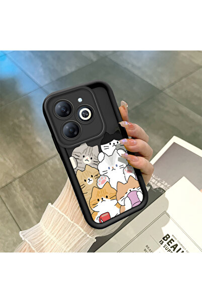 Hontinga حافظة هاتف من السيليكون الناعم مضادة للسقوط لهاتف تكنو سبارك جو 2024...