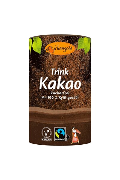 Birkengold Ciocolata calda fara zahar, indulcita cu Xylitol, 200g,