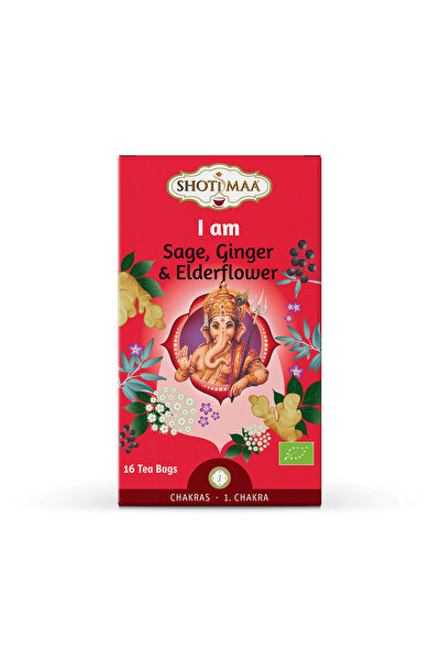 Shotimaa Ceai Chakras - I Am - salvie, ghimbir si soc bio 16dz