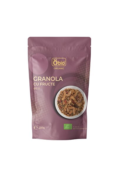 OBİO Granola cu fructe bio 200g