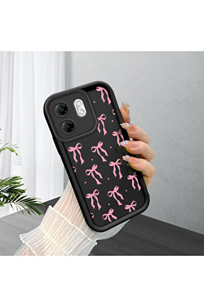 ucuc حافظة هاتف ممتصة للصدمات من السيليكون الأسود المتوافق مع Infinix Hot 50i