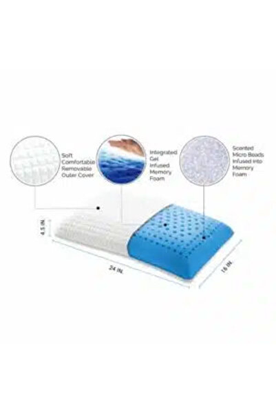 Orange Bed & Bath FRESH LINEN | Scented Memory Gel Pillow