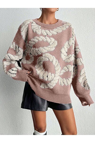 Rossida Knitwear Rope Sweater