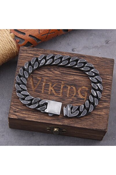 Viking Chain Cuban High Polishing Chain 316L Men's Steel Bracelet