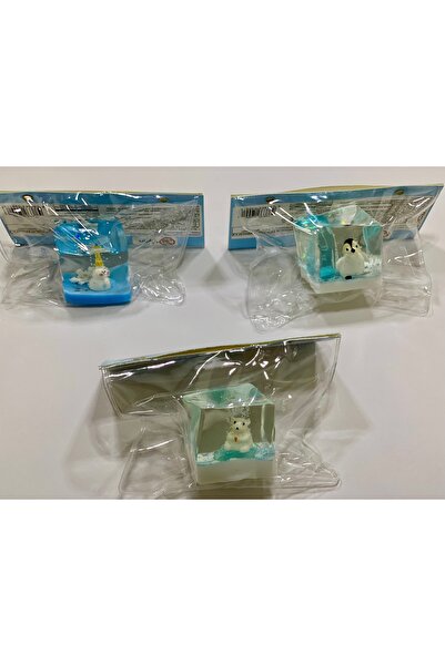 DF ToyShop KARDAN ADAM KUTUP AYISI VEYA PENGUENLİ SKUŞİ SQUİSHY SÜRPRİZ 1 ADET