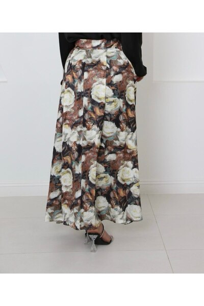 SELSAL Floral print maxi skirt
