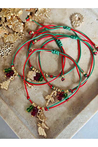By Song Aksesuar 4 New Year Bracelets, Christmas Bracelets