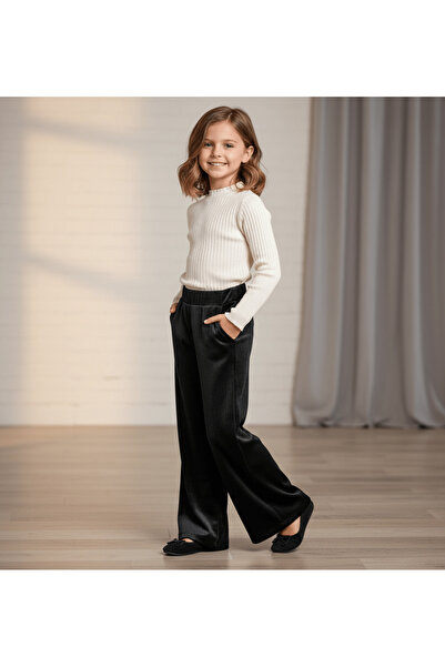 KidsMagazin Winter Velvet Straight Pants for Girls