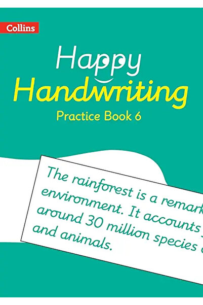 PHINDBOOKS كتاب التدريب على الكتابة اليدوية السعيدة - الجزء السادس - كولينز