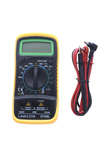 Lawazim مقياس متعدد رقمي عالي التحمل لاختبار الجهد واستكشاف الأخطاء وإصلاحها