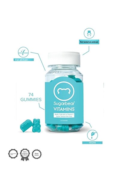 Sugarbear Sugar Bear Hair Vitamin 74 Capsules