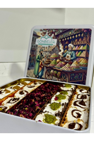 Gönbeler Osmanlı Motif Tarihi Lokumcu Motifli Karışık Lokum 650GR