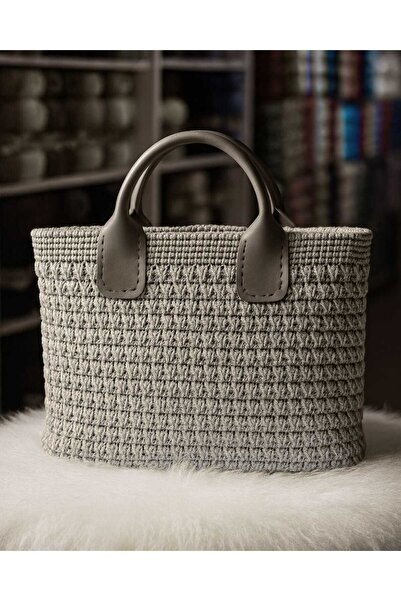 MAZSAY MAZSAYA EL ÖRGÜSÜ MAKROME ÇANTA