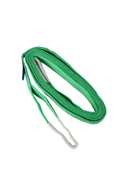 Lawazim Lifting Rope 2Ton 4m Green for Cargo Pulling and Vehicle Recovery