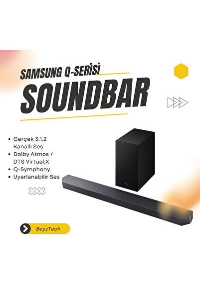 Samsung Premium Dolby Atmos 3.1.2 Kanal Soundbar | Kablosuz Subwoofer | Sinem...