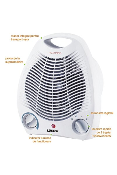 LUSTAR Electric fan heater LE-200A
