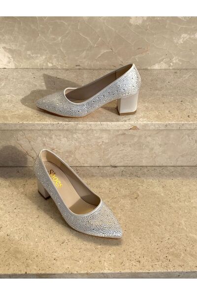 Buhara Topuklu taşlı Ayakkabı