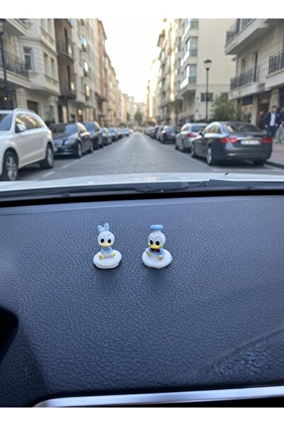 senfida Otomobil torpido süsü mini figür daffy duck donald duck figür ikili 2...