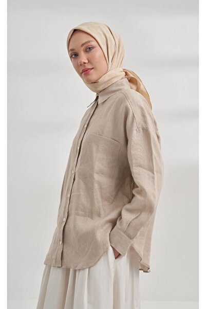 ARMANDA Cotton Monogram Geometrik Desen Eşarp