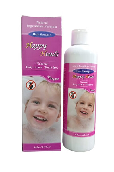 HappyHeart شامبو للشعر تركيبة طبيعية يساعد علي إزالة القمل 250 مل