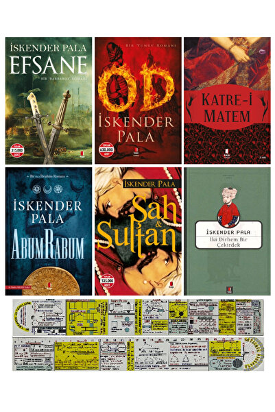 Kapı Yayınları İskender Pala 6 Kitap Set/Efsane+Od+Katrei Matem+Abumrabum+Şah Sultan+İki Dirhem Bir Çekirdek