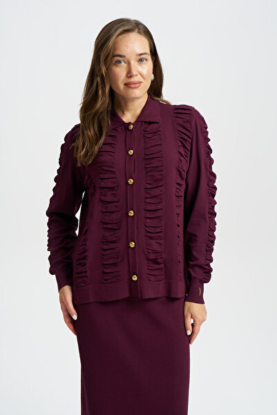 Niliwi 3077 Kablo Örgü Hırka