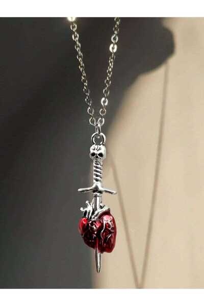 İsra Ayyıldız Moonstar Collection Kalp Kılıç Ve Kurukafa Antrasit Destansı Zi...