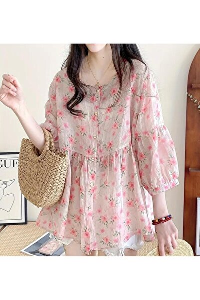 MEEMSEEN INDEPENDENT “Blossom Breeze Peplum Top