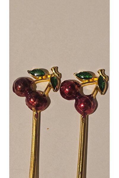 Turkish Store İstanbul Cherry Model 6-Piece Teaspoon Set