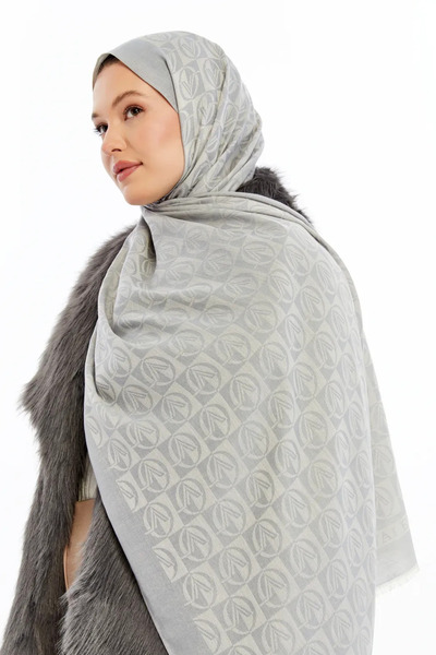 Valentino Orlandi Lana Dama Pattern Shawl