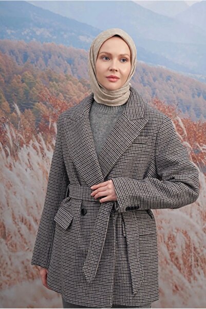 ARMANDA Cotton Monogram A Desen Eşarp