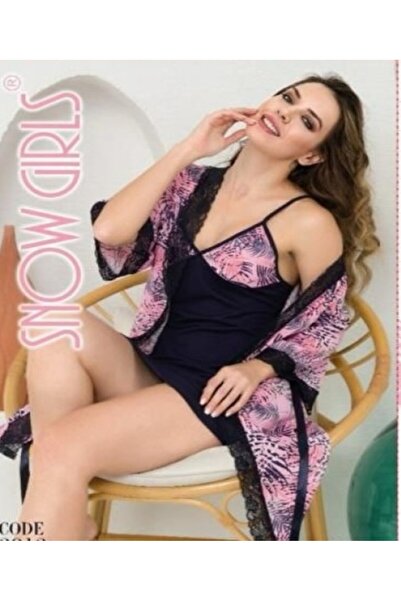 snowgirls Penye Sabahlık İkili Takım Gecelik Takım